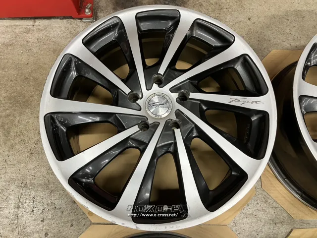 ロクサーニ　テンペサトタービン　ホイール　18インチ　タイヤ付き ホイール・18インチ中古ロクサーニ テンペストタービン 4本Set J75・ご