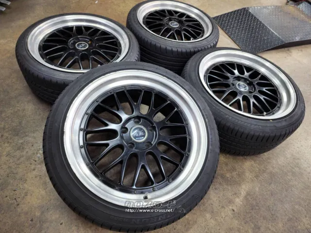 ホイール・タイヤ・19インチ中古ステップリムメッシュ4本Set J88・5.98
