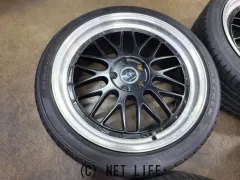 ホイール・タイヤ 19インチ中古ステップリムメッシュ4本Set J88