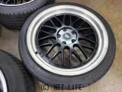 ホイール・タイヤ 19インチ中古ステップリムメッシュ4本Set J88
