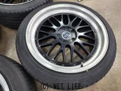 ホイール・タイヤ 19インチ中古ステップリムメッシュ4本Set J88