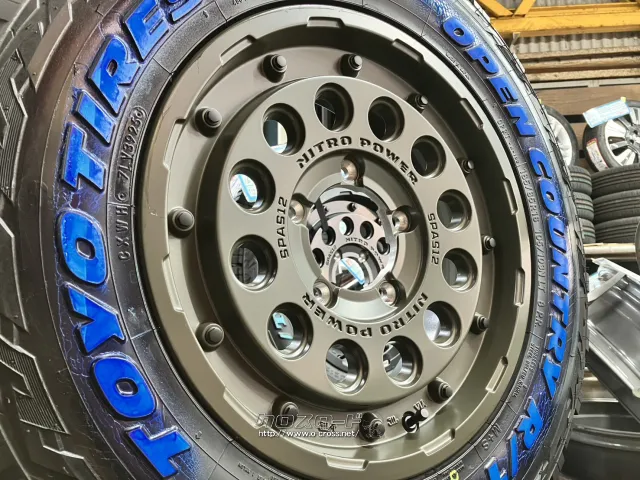 ホイール・タイヤ 16インチ新品MIDナイトロパワーH12ショットガン4本Set新品国産タイヤ