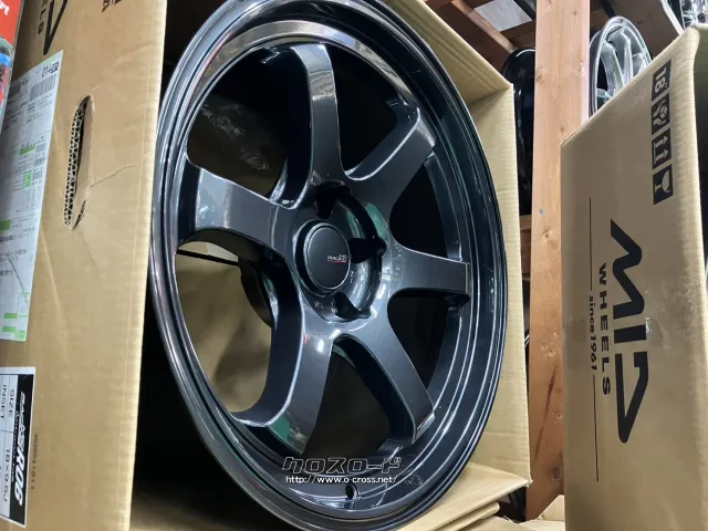 ホイール・18インチ新品MIDレーシングR06（CBK） 4本set・ご成約