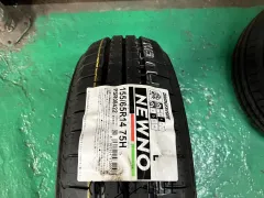 ホイール・タイヤ 14インチ新品ザインEK(シルバー)4本set新品国産タイヤ付