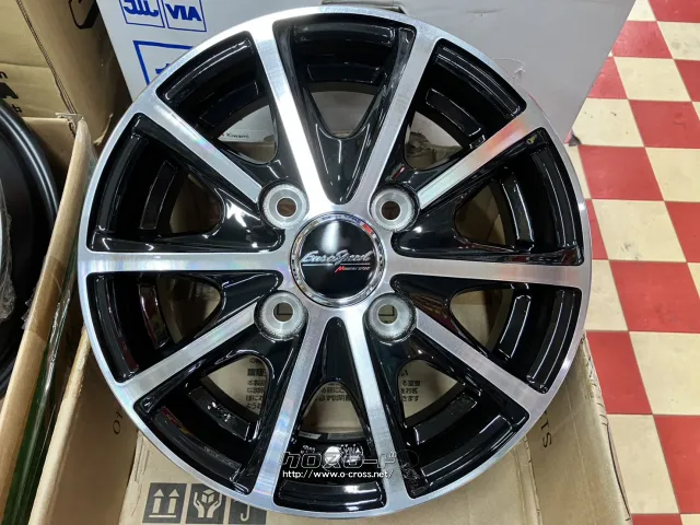 ホイール・タイヤ 12インチ新品MID ユーロスピードV25 4本Set新品国産タイヤ