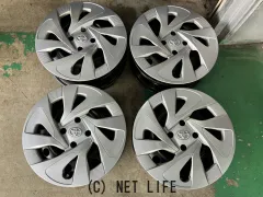 ホイール 15インチ中古アクア純正スチール（ホイールキャップ付）4本set　J32
