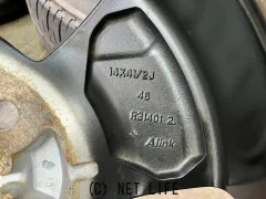 ホイール・タイヤ 14インチ中古日産サクラ純正アルミ4本Set中古タイヤ付 K34