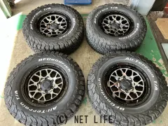 ホイール・タイヤ 17インチ美品ワイルドポーター　ファンクWMC　4本setバリ溝タイヤ付J81