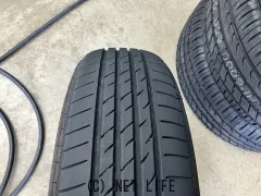 タイヤ 14インチ中古マックストレック155/65R14　1本×7部取り付け工賃込T61