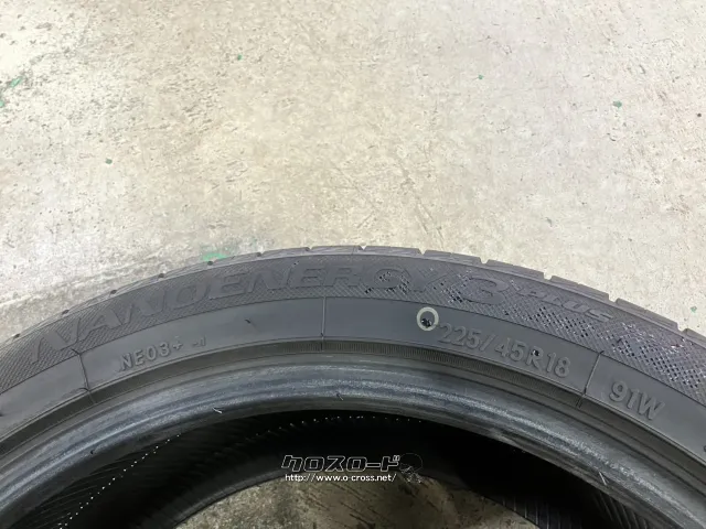 タイヤ 18インチ中古トーヨー225/45R18 1本×7部取り付け工賃込