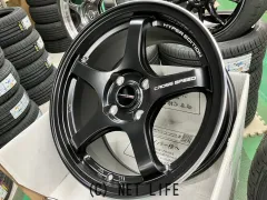 ホイール・タイヤ 15インチ新品クロススピードCR5（BK）4本set新品タイヤ