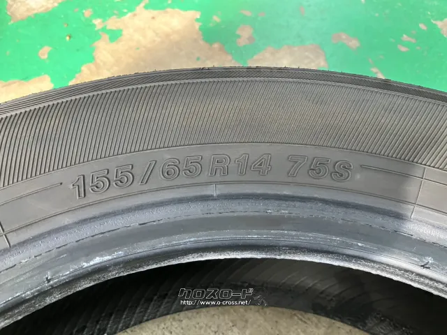 タイヤ 14インチ中古ヨコハマ155/65R14 1本×7部取り付け工賃込T35