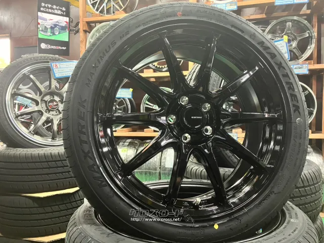 ホイール・タイヤ・17インチ新品GスピードG05 4本set新品タイヤ・9.28 