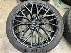 ホイール・タイヤ 19インチ中古WedsレオニスMX　4本set中古タイヤ付J67