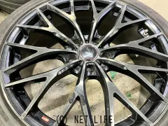 ホイール・タイヤ 19インチ中古WedsレオニスMX　4本set中古タイヤ付J67