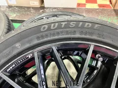 ホイール・タイヤ 19インチ中古WedsレオニスMX　4本set中古タイヤ付J67