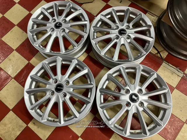 ホイール・15インチ美品KOSEI クレイジス（シルバー）4本set K62・ご 