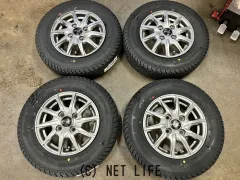 ホイール・タイヤ 12インチ中古EURO-Sストリーム4本set新品国産タイヤ付K63