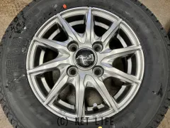 ホイール・タイヤ 12インチ中古EURO-Sストリーム4本set新品国産タイヤ付K63