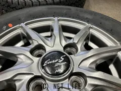 ホイール・タイヤ 12インチ中古EURO-Sストリーム4本set新品国産タイヤ付K63