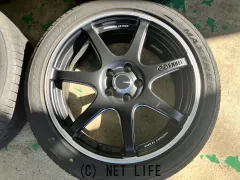 ホイール・タイヤ 17インチ美品エンケイチューニング　SC38　4本setバリ溝タイヤ付J68