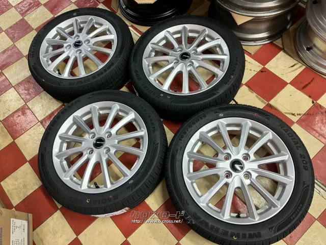 ホイール・タイヤ・15インチ美品KOSEI グレイシス（シルバー）4本set