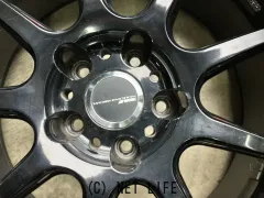 ホイール・タイヤ 19インチ中古WORK　エモーションD9R（ブラック）4本set中古タイヤJ73