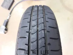 タイヤ 14インチ中古ブリヂストン155/65R14 1本×7部取付込T56