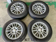 ホイール・タイヤ 15インチ中古Wedsラブリオン セルザー 4本Setバリ溝国産タイヤJ74