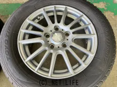 ホイール・タイヤ 15インチ中古Wedsラブリオン　セルザー　4本Setバリ溝国産タイヤJ74