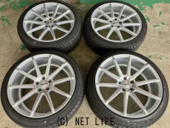 ホイール・タイヤ 20インチ中古MLJハイペリオンCVX(シルバー)4本set中古国産タイヤJ76