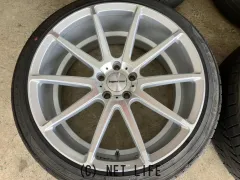 ホイール・タイヤ 20インチ中古MLJハイペリオンCVX(シルバー)4本set中古国産タイヤJ76