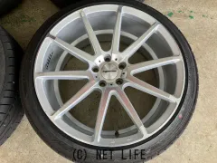 ホイール・タイヤ 20インチ中古MLJハイペリオンCVX（シルバー）4本set中古国産タイヤJ76