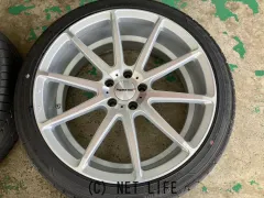 ホイール・タイヤ 20インチ中古MLJハイペリオンCVX（シルバー）4本set中古国産タイヤJ76