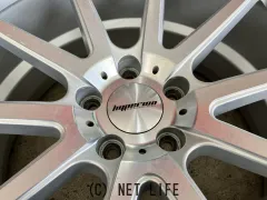 ホイール・タイヤ 20インチ中古MLJハイペリオンCVX（シルバー）4本set中古国産タイヤJ76