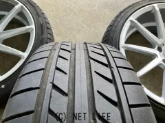 ホイール・タイヤ 20インチ中古MLJハイペリオンCVX(シルバー)4本set中古国産タイヤJ76