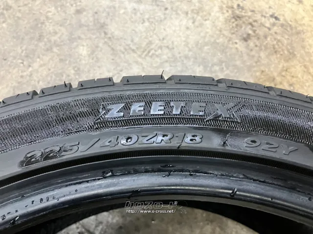 タイヤ 18インチ中古ジーテックス225/40R18 1本×8部取り付け工賃込T35