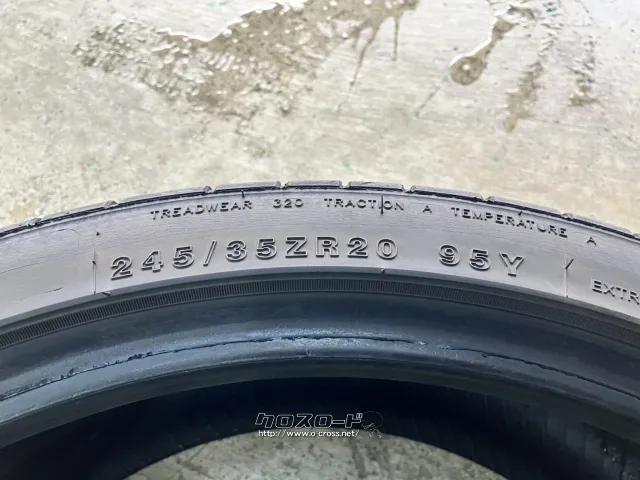 タイヤ 20インチ中古ミネルバ245/35R20 1本×6部取り付け工賃込T69