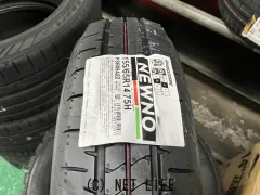 ホイール・タイヤ 14インチ新品KYOHOデコルカヌレ（ホワイト）4本set新品国産タイヤ