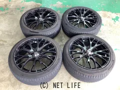 ホイール・タイヤ 17インチ中古WEDSスポーツSA20R 4本setバリ溝タイヤJ67