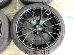 ホイール・タイヤ 17インチ中古WEDSスポーツSA20R 4本setバリ溝タイヤJ67