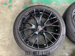 ホイール・タイヤ 17インチ中古WEDSスポーツSA20R 4本setバリ溝タイヤJ67