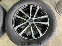 ホイール・タイヤ 15インチ中古ｅ：Vance　ブラポリホイール4本Set中古タイヤJ78
