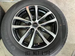 ホイール・タイヤ 15インチ中古e:Vance ブラポリホイール4本Set中古タイヤJ78