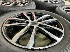 ホイール・タイヤ 15インチ中古e:Vance ブラポリホイール4本Set中古タイヤJ78