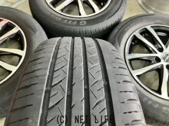 ホイール・タイヤ 15インチ中古e:Vance ブラポリホイール4本Set中古タイヤJ78