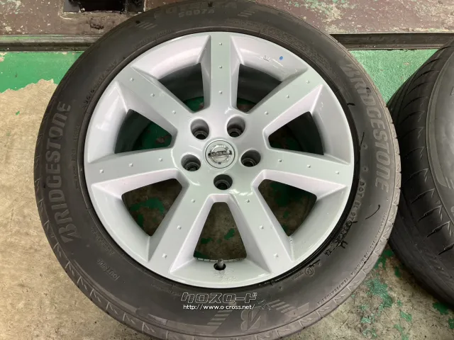 ホイール・タイヤ 17インチ中古フェアレディZ33純正アルミ4本set中古タイヤ付J48