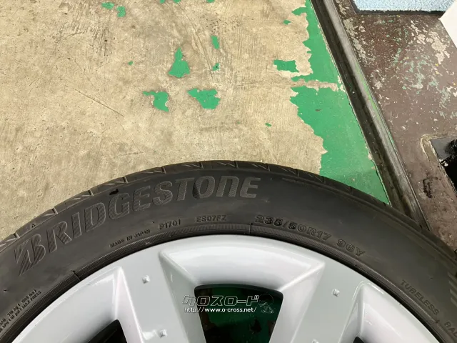 ホイール・タイヤ 17インチ中古フェアレディZ33純正アルミ4本set中古タイヤ付J48