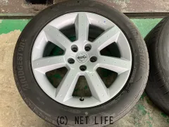 ホイール・タイヤ 17インチ中古フェアレディZ33純正アルミ4本set中古タイヤ付J48