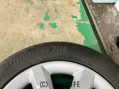 ホイール・タイヤ 17インチ中古フェアレディZ33純正アルミ4本set中古タイヤ付J48